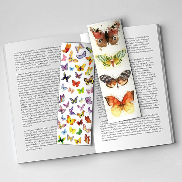 KELEBEK kitap ayracı