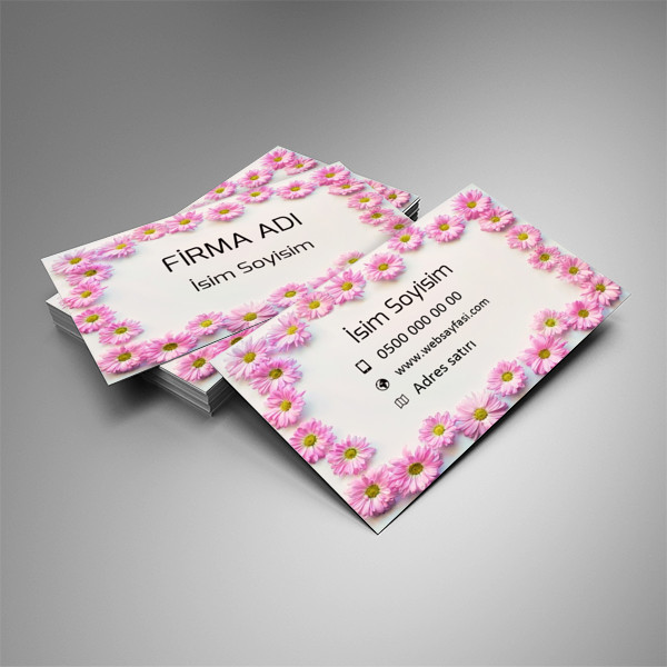 pembe çiçekler  frame