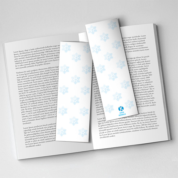 Kar Tanesi Kitap Ayracı