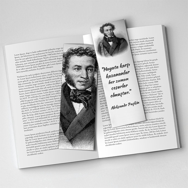 Aleksandr Puşkin Kitap Ayracı