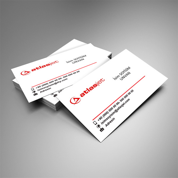 kurumsal firma kartvizit ATLASJET