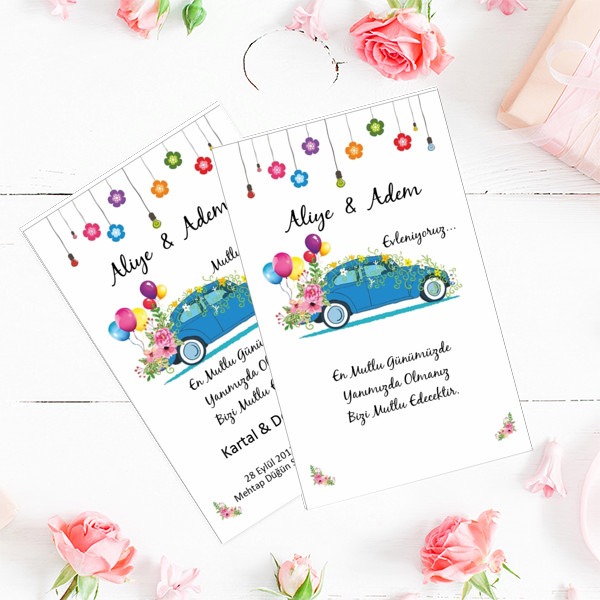 Davetiye Gelin arabası