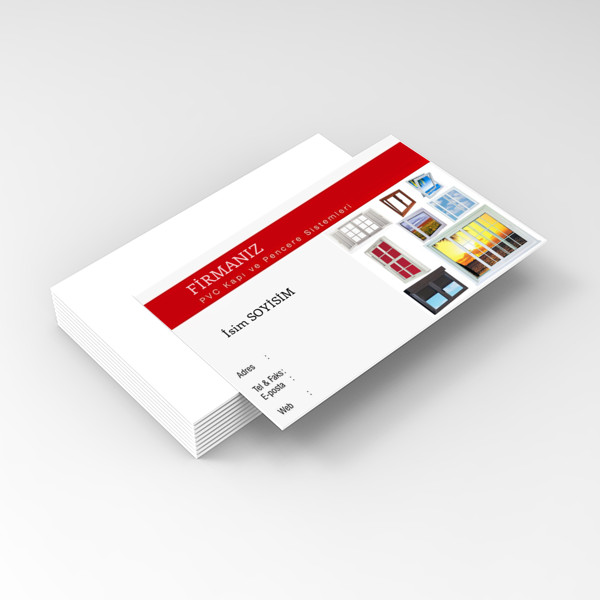 Pvc Kapı & Pencere Sistemleri Kartvizitleri