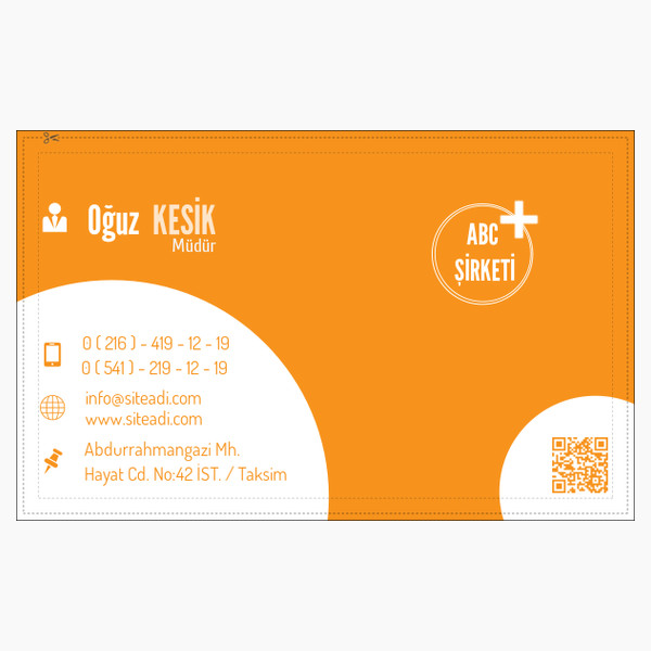 Oval Desen Kartvizit 01