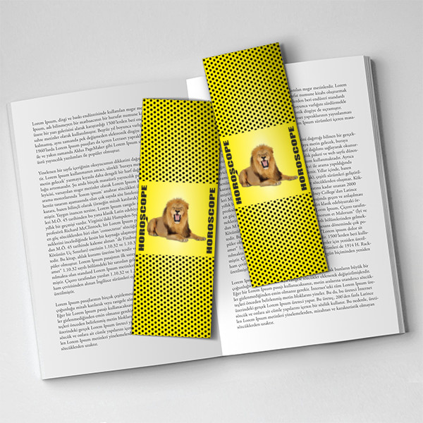 Burçlar Aslan - Kitap Ayracı