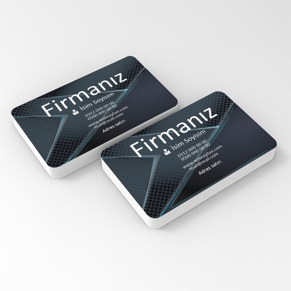 metal desen kartvizit