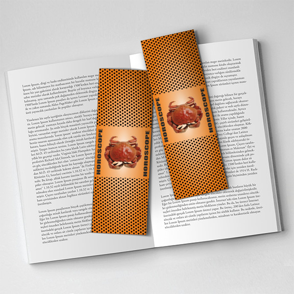 Burçlar Yengeç - Kitap Ayracı