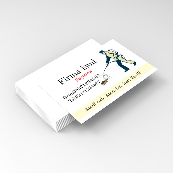 İlaçlama kartvizit