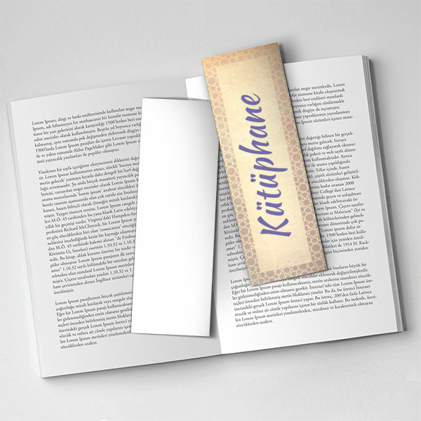 Kütüphane kitap ayracı