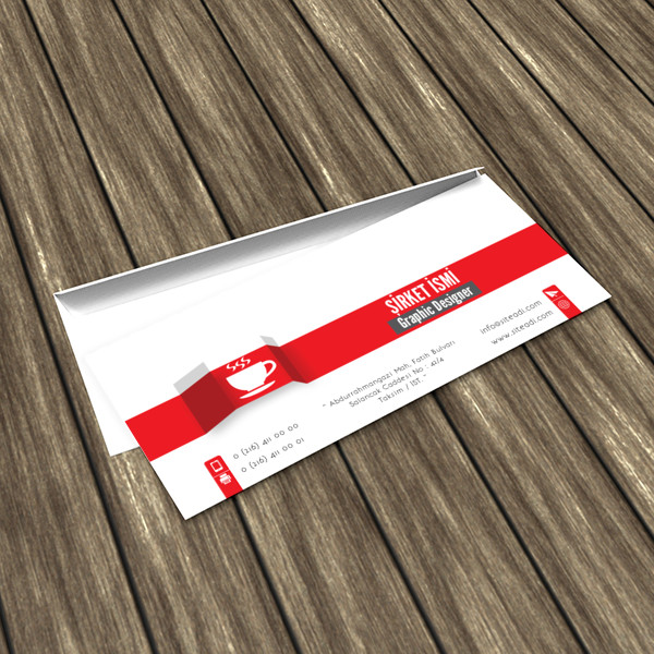 Kırmızı Beyaz Zarf