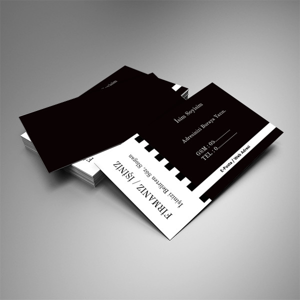 Siyah Beyaz Tasarım