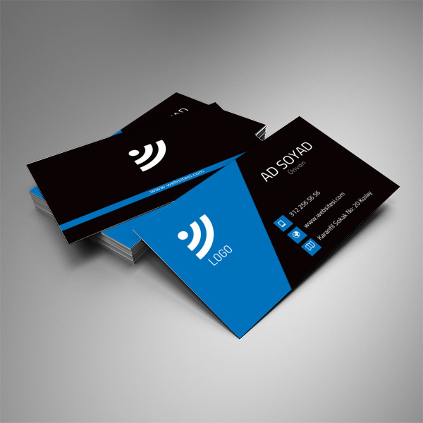 Kişisel Kartvizit - Mavi