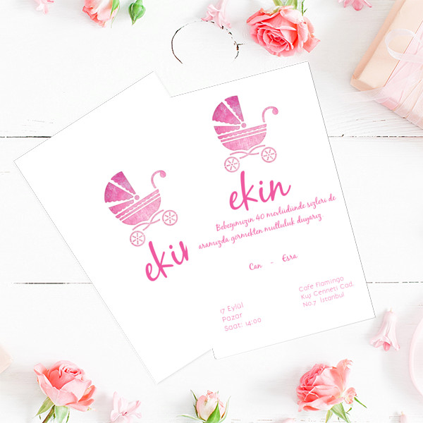 Bebek Mevlüdü Davetiye 1