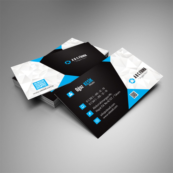 Kurumsal Mavi Kartvizit 01