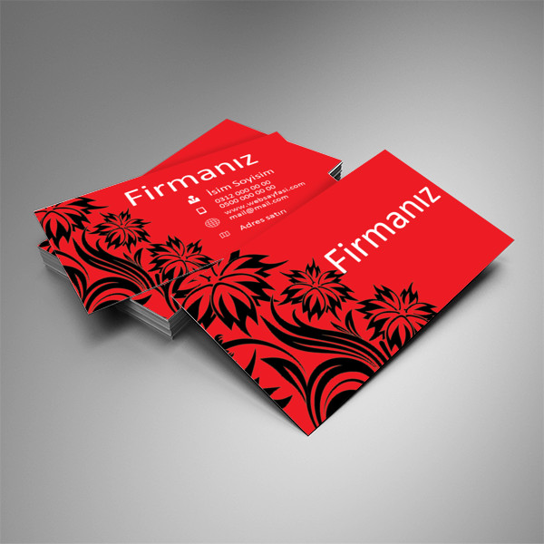 çiçekçi  kartvizit