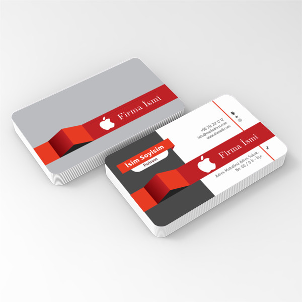 Derin Etki Oval Kartvizit