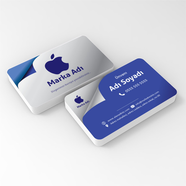 Gösterişli Oval Kartvizit